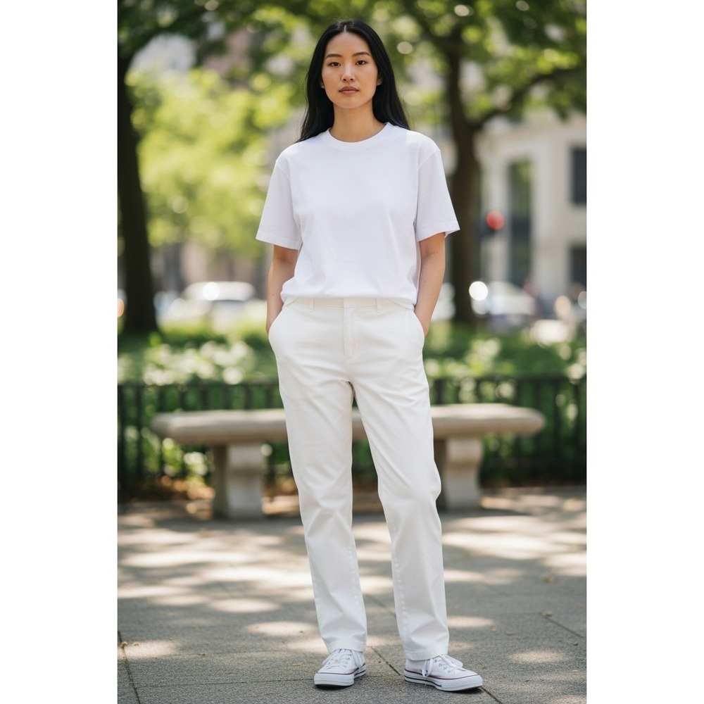 Aritzia The Group Babaton High Rise Straight Jeans Pant Distinctive Button Fly 8